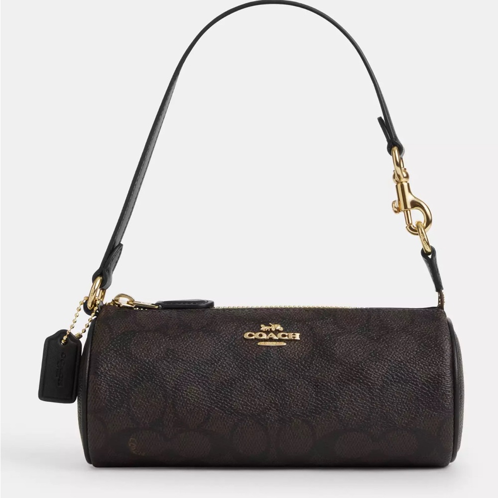 Coach Nolita Barrel Bag In Signature Canvas